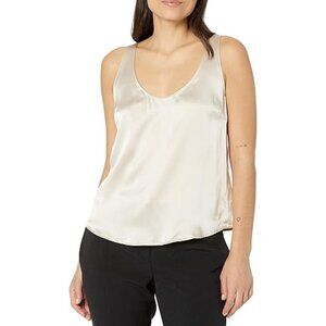 NWT Velvet by Jenny Graham Women's Nolita Silk Charmeuse Sleeveless Top Size S